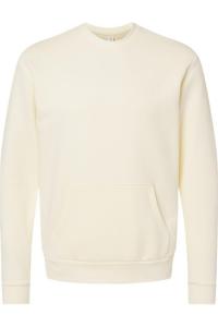 Next Level Унисекс Санта-Крус Карманный круглый вырез Толстовка, цвет natural