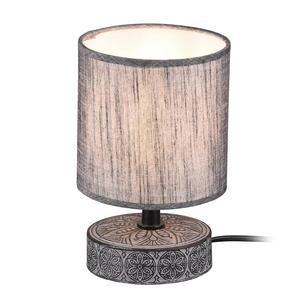 Настольная лампа Reality Leuchten Marie, ткань/керамика - 1-пламенная - серая