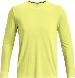 Футболка для бега Under Armour Seamless Stride с длинным рукавом для мужчин, Lime Yellow/Reflective