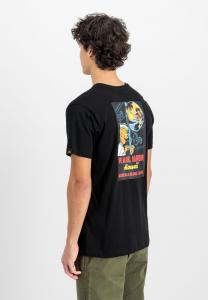 Футболка с принтом PEARL HARBOR  Alpha Industries, металлик черный