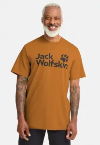 Футболка с фирменным принтом  Jack Wolfskin, Brand T Autumn Leaves