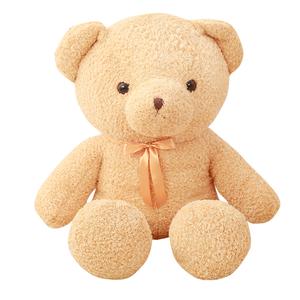 Плюшевая кукла мишка 30см/35см/38см/50см/70см/90см/110см/130см высота Fluffy bear, светло-коричневый