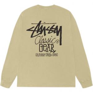 Классическая футболка с длинным рукавом Pigment Dyed Stussy, желтый