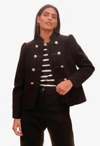 Легкая куртка барабанщика стандартного кроя Love & Roses, Black