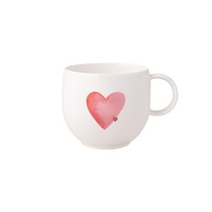 Кружка Henkelbecher Sending Love With Love 290 мл бело-красная Villeroy & Boch, бело-красный