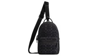 Чартер Джинсовая Сумка Через Плечо Маленький Размер Мужская Черная COACH