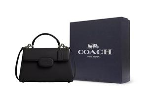 COACH Элегантная кожаная сумка через плечо