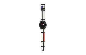 SWATCH Часы Unisex 41mm Black Watch SUOZ344