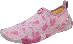 Обувь для плавания для женщин и мужчин, быстросохнущие носки для плавания босиком, легкие плавательные туфли для серфинга и плавания, мужские слипоны Generic, фиолетовый