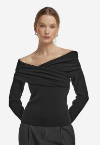 Джемпер Falconeri Jumper, Black/Mottled Black