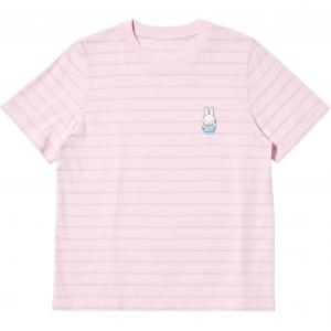 Miffy, Футболка Miffy Collaboration FW25 женская Uniqlo, pastel розовый