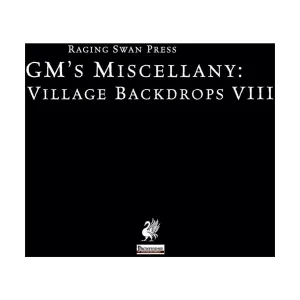 GM's Miscellany - Village Backdrops VIII, Pathfinder (Raging Swan Press), мягкая обложка