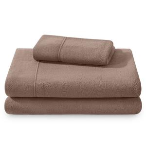 Комплект простыней из флиса Bare Home, цвет Taupe