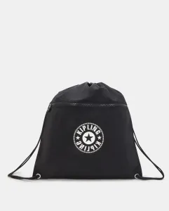 Сумка среднего размера с ручкой и застежкой на шнурок Kipling, черный