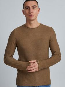 Вязаный свитер сджарах Solid, коричневый