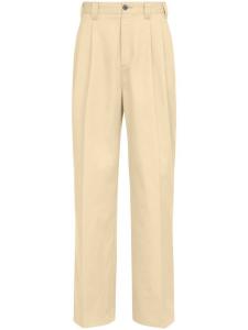 Maison Margiela брюки-чиносы для фигурного катания, нейтральный цвет