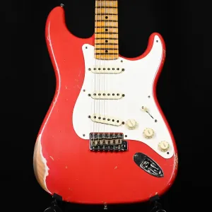 Fender Custom Shop '57 Stratocaster Heavy Relic - Старый распыленный Fiesta Red 2025 (CZ582337)