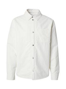 Jordan Рубашка на пуговицах 'AIR JDN' прямого кроя в цвете экрю