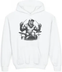 Толстовка с принтом Bigfoot Drummer для подростков