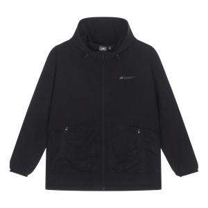Куртка New Balance Woven Hooded Jacket 'Black', черный