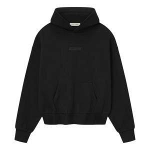 Толстовка Fear of God Essentials Classic Fleece Hoodie, цвет «Jet Black»