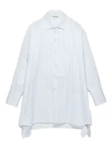 Платье-рубашка мини с узлом Jw Anderson, белый