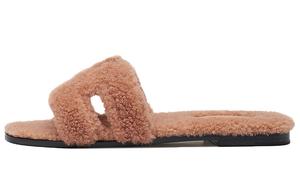 Сандалии HERMES Oran Slide Slippers Women's Brown