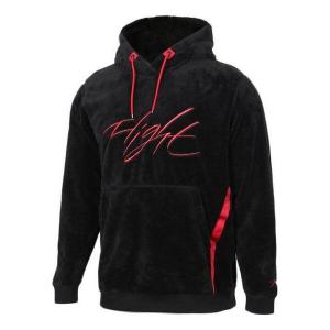 Толстовка Air Jordan Wings Of Flight Hoodie 'Black Red', черный