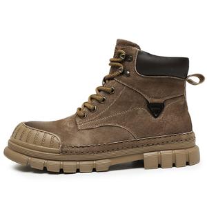 CariteSport Коричневые короткие ботинки Martin для мужчин, цвет Brown