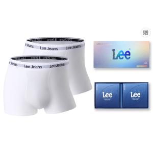 Трусы мужские подарочный набор из 2 полосок Lee, белый