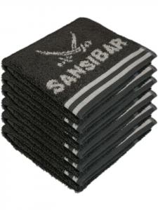 Гостевое полотенце Sansibar Frottier Serie Doubleface, цвет anthrazit/silber