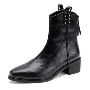 SAFIYA Женские черно-коричневые ботильоны Black Brown, цвет Black