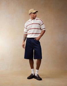 ASOS DESIGN удлиненные джинсовые шорты цвета индиго