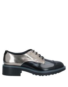 Туфли на шнуровке Hogan, черный