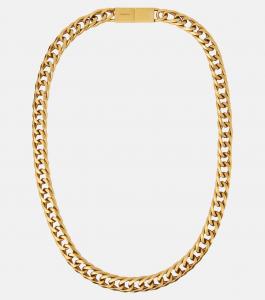 Тонкий пояс с цепочкой Fine Ceinture Saint Laurent, Light Bronze
