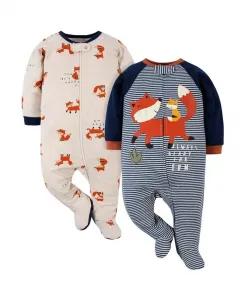 Детский комплект из 2 пижам для мальчиков Sleep N' Plays Gerber, синий