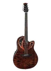 Акустико-электрогитара Ovation CE48P-TGE Celebrity Elite Exotic Super Shallow на 6 струн с чехлом