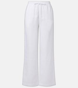 Широкие льняные брюки Aurelia Asceno, белый