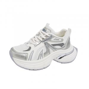 Boldi Kuki Женские низкие массивные кроссовки серые (эксклюзивная коробка+носки), цвет Gray (Exclusive Box+Socks)