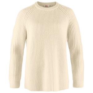 Женский свитер в рубчик övik - шерстяной свитер Fjällräven, белый