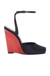 La Scandale Wedge Босоножки Saint Laurent, Patriot Navy