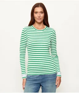 Блуза slim fit Marc Cain, зеленый