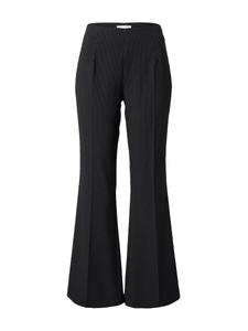 Брюки ABOUT YOU x Toni Garrn Flared Pleated Pants Elonie, черный