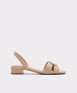 Женские сандалии на плоской подошве с квадратным носком Aldo, бежевый