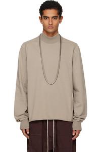 Rick Owens Drkshdw Серо-Коричневые конкордианы, двойная водолазка