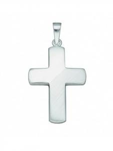 Adeliás Подвеска в виде креста из серебра 925 пробы для женщин и мужчин