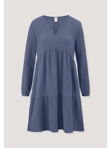 Муслиновая ночная рубашка цвета индиго Hessnatur