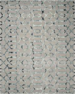 Ковер ручной работы из премиальной шерсти SAFAVIEH, 275 x 366 см, Dip Dye Collection Grey/Charcoal DDY712B