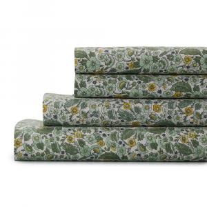 Sonoma Goods For Life Набор простыней или наволочек Easy Care плотностью 525 нитей, цвет Woodblock Floral