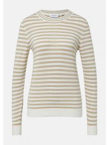 Вязаный свитер 80G3_светло-бежевый comma